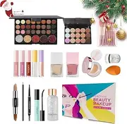 VERONNI All in One Makeup Kit, Eyeshadow Lipgloss Foundation Concealer Gift Set, Full Cosmetic Makeup Palette Set For Women,Beginners Alike. (all in one makeup)