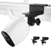 2 Pack Gutter Mount for Arlo Cameras, Mounting Bracket Compatible with eufy Cam