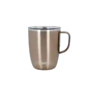 S'Well Coffee Mug Vacuum Insulated Leakproof Reusable Travel Cup 350ml Metallic