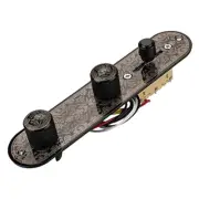 3 Way Switch Loaded Guitar Control Plate for Guitar Black N3W7 N3W7