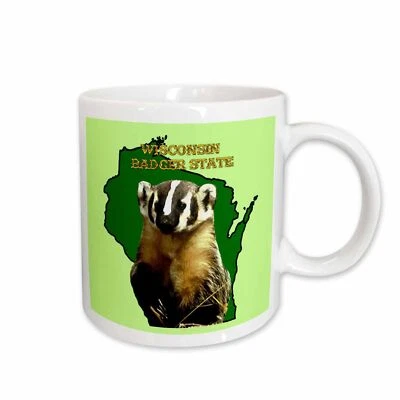 3dRose Wisconsin Badger State Mug