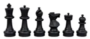 Premium 30cm (12 inch) Chess, Checkers and Mat Package
