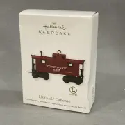 HALLMARK KEEPSAKE ORNAMENT 2011 ~LIONEL CABOOSE~ BERKSHIRE STEAM NIB
