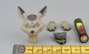 Fox Head & Hat & Hands for POPTOYS BGS030 BEAN-GELO Desert Fox 1/12 Scale 6"