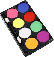 8- Festival Makeup Palette Long-lasting Body Painting Cream for Cosplay Boys and Girls' Artistic Face Paint Set Oil-based Stage Show Party Kit
