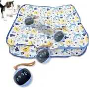 Interactive Pet Toys Ball, Smart Pet Ball Fast Rolling in Pouch, Motion