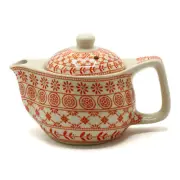 Small Herbal Teapot - Amber - With Strainer - Brand New & Boxed