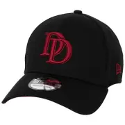Daredevil Logo Black Colorway New Era 39Thirty Fitted Hat Black