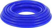 X AUTOHAUX Silicone Vacuum Tubing Hose Automotive Vacuum Line High Temperature 33Ft 1/4" 6mm ID 2.5mm Thickness 1 Pcs Blue 130PSI Max Pressure
