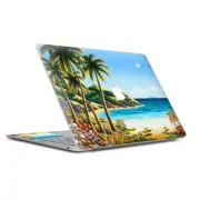 Skin Decal Wrap for MacBook Air Retina 13 Inch - Beach Water Palm Trees