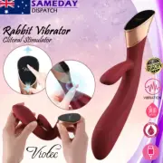 VIOTEC Rabbit Vibrator Dildo GSpot Clitoris Massager Vagina Anal Adult Sex Toy