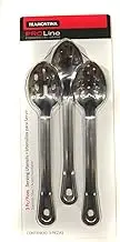 Tramontina Proline Commercial Grade Stainless Steel Spoon Serving Utensils, 3 Piece