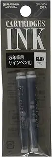 Platinum Preppy Pen Ink Refill 2/Pk Black