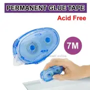 7M Permanent Adhesive Glue Tape Craft Roller Clear Double Sided Applicator