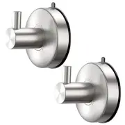 Shower Suction Cup Hook SUS 304 Stainless Steel ​Towel Glass Silver Nickel