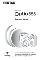 Pentax Optio 555 Digital Camera FULL (144 Page) OWNER 'S OPERATING MANUAL