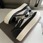 【🈶購證】RICK OWENS VINTAGE SNEAKERS 牛皮（非帆布）黑色 侵權VANS 超熱門款 亮面小牛皮