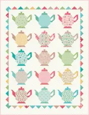 Quilt Pattern GRANNY'S TEAPOT Layer Cake Friendly Lori Holt RILEY BLAKE