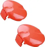 RedFlameDS 2PCS Trimmer Parts Trimmer Spool Cover Caps Compatible with FLY021,Strimmer Wire Compatible with Contour XT/500 XT/Multi Trim/Power Trim/Mini Trim, Flymo Spares (2, Red)