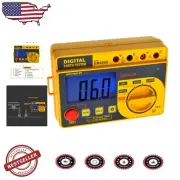 Digital Earth Tester: Accurate Ground Resistance Meter with AC Voltage to 200V
