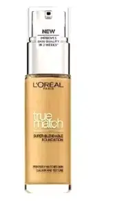 L'OREAL True Match Liquid Foundation 5W (warm) Golden Sand (medium shade) 30ml