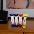 4 Pieces Sand Timer Colorful Sand Clock Timer Sand Hourglass Timer for Office