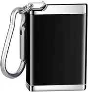 Mini Portable Ashtray Alloy Ashtray, 1Pc Mini Metal Ashtray with Keychain,Mini Aluminum Alloy Portable Ashtray with Keychain,Metal Portable Ashtray with Lid,Portable Ashtray Mini Pocket Metal with Lid
