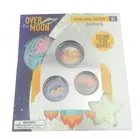 Star Wall Clings Glow In The Dark 75 Pieces Planets & Stars Over The Moon Kids