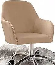 Curved Back Bar Stool Slipcovers with Arms Set of 2/4/6 Velvet Stretch Chair Slipcovers Bar Stool Cover Swivel Chair Protector for Counter Kitchen Chairs Covers for Dining Room