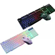 Rainbow Keyboard Mouse Set For PS4 PS3