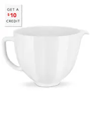 KitchenAid 5qt Ceramic Bowl for Tilt-Head Stand Mixers with $10 Credit
