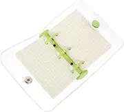 Transparent Cover Small Notepad Creative Mini Notebook for Writing Multi Use Loose Leaf Binder for and present for All Occasions