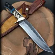 knife fixed blade bowie handmade knife with shrath