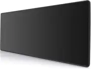 Extended Gaming Mouse Pad with Stitched Edges, Large Waterproof Mousepad