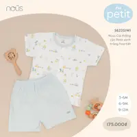 在飛比找蝦皮購物優惠-Nous 男孩和女孩短衣服套裝 - Nu Petit 材料(