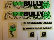 Old School BMX Piston Bully Decal ORIGINAL SET Sticker Vintage NOS