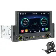 6.2in Single 1 DIN Car Stereo Radio Wifi GPS Navigation Android 10.1 Head Unit (for: Fiat)