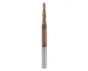 Milling Cutter R1.0X15Xd4X50 Conical Ball Tungsten Steel Cutting Tools With Coated For End Milling Slotting