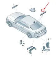 AUDI A5 F5 Right Upper Antenna Amplifier 8W6035225H NEW GENUINE