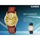 CASIO手錶專賣店 國隆 MTP-1094Q-9B 簡約時尚指針男錶 皮革錶帶 琥珀金 生活防水 MTP-1094Q