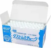 Nippon Rikagaku Dustless Chalk DCC-72-W White 72