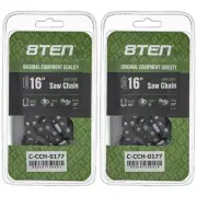 Chainsaw Chain 16 Inch .063 .325 62DL for Stihl MS 021 250 070 251 C-BE 2-Pack
