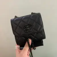 在飛比找Yahoo!奇摩拍賣優惠-二手正品 CHANEL 香奈兒 MINI TRENDY CC