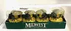 4 MIDWEST, BUMBLE BEE VOTIVE CANDLES, 1.5"X 2", NEW IN PACKAGE