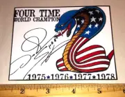 Don "SNAKE" Prudhomme 4X World Champion SNAKE & MONGOOSE Sticker Hot Wheels, V2