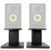 Rockville 8” Black Studio Monitor Speaker Stands For KRK ROKIT 4 G3 Monitors