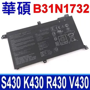 ASUS B31N1732 3芯 電池 K430 K430FA K430FN K430UF (9折)
