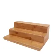 3 Tier Bamboo Spice Rack Countertop Kitchen Cabinet Organizer