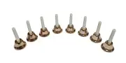 HANDBELL 8PCS COPPER HAND BELLS 8 NOTE HANDBELL SET