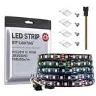2835SMD WS2811 IC RGB Chasing Color LED Strip Light 16.4FT DC24V 108LED/m 18P...
